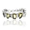 Natural Citrine -925 Sterling Silver- Jewelry bracelet with gemstone Citrine faceted Gift for her fancy shape BR0085-GS