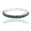 Natural Turquoise Bangle, Silver jewelry,925 Sterling Silver Bangle, Gift, Handmade Bangle, Gemstone Bangle-Size 2-6 B0016-GS