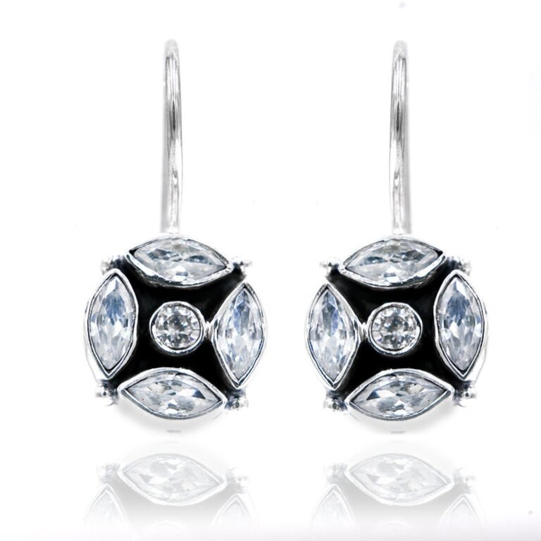 zircon Earring Studs ,925 Sterling Silver Earring Studs, Gift For Her, Handmade Earring, Gemstone zircon, Earring Stud, anniversary stud E0214-GS