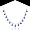 Dainty Choker Lapis Lazuli Necklace ,Gemstone Necklace ,Wedding Jewelry, Gift Item ,Choker Necklace , Anniversary Gift , 925 Sterling Silver NL0109-GS