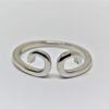 Dainty Silver Ring Sterling 925 Silver Ring Wedding Ring Gift For Her Plain Ring Minimalist Ring Jewelry Ring Angel Ring Thin Ring Band Ring R0027-GS