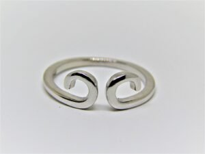 Dainty Silver Ring Sterling 925 Silver Ring Wedding Ring Gift For Her Plain Ring Minimalist Ring Jewelry Ring Angel Ring Thin Ring Band Ring R0027-GS