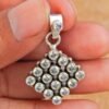 Cubic zirconia 925 Sterling Silver Classic CZ Pendant with 925 Sterling silver pendant , Pendant, Minimalist Pendant, Gift For Her P0052-GS