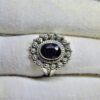Natural Sapphire Ring Handmade Silver Ring, 925 Sterling Silver Ring, Designer Oval Sapphire Ring, Anniversary Ring, Promise Ring, Gemstone R0038-GS