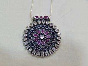 Natural Gemstone Necklace Multi Gemstone Necklace 925 Sterling Silver Necklace Pendant Necklace Engagement Necklace Anniversary Gift Item NL0130-GS