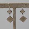 Smoky Quartz Earring ,fancy cut Earring, gemstone Smoky Quartz 925 sterling silver Earring handmade earring, wedding earring , gift earring E0042-GS