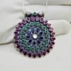 Natural Gemstone Necklace Multi Gemstone Necklace 925 Sterling Silver Necklace Pendant Necklace Engagement Necklace Anniversary Gift Item NL0128-GS