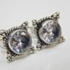 Natural Zircon Earring stud, 925 Sterling Silver Jewelry With gemstone Zircon-handmade earring For Girls & Women Gift item E0061-GS