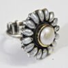 Natural Fresh Water Pearl Ring-925 Sterling Silver Jewelry ring with gemstone Pearl for Girls & women gift item handmade ring R0257-GS