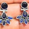 Blue Onyx Earring Stud ,925 Sterling Silver Earring Stud, Gift, Handmade Earring, Gemstone Blue Onyx, Earring Stud E0306-GS