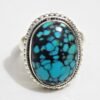 Natural Turquoise Ring 925 Sterling Silver Ring Handmade Ring Natural Turquoise Ring Gemstone Ring Gift For Her Anniversary Gift Ring R0074-GS