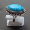 Turquoise Rings, 925 Sterling Silver Jewelry Ring With Gemstone Turquoise cabochon For Girls & Women Gift Ring, handmade Ring R0029-GS