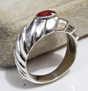 Natural Ruby Ring In 925k Sterling Silver ,Wedding Ring ,Artisan Ring, Ruby Gemstone Ring hand made ring gift for her R0331-GS