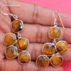 Natural Tiger's Eye Earring 925 Sterling Silver Jewelry With Gemstone Tiger's Eye faceted For Girls & Women Gift item handmade earring E0091-GS