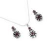 Natural Ruby Cubic zirconia Genuine Earring Stud, Ruby Earring jewelry 925 Sterling Silver Jewelry earring with gemstone Ruby for Girls NS0037-GS