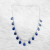 Natural Blue Genuine Lapis Lazuli 925 Sterling Silver Boho Necklace Gemstone Wedding Necklace Anniversary Gift For Her NL0165-GS
