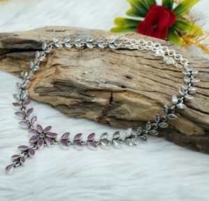Natural Ruby & CZ Bridesmaid Necklace in 925 Sterling Silver Natural Gemstones Wedding Jewelry Anniversary Gift For Her NL0098-GS