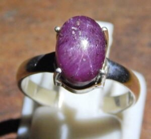 Natural Star Ruby Ring 925 Sterling Silver Ring Gemstone jewelry handmade ring women ring gift for her R0088-GS