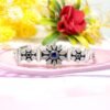 Natural Cubic zirconia blue onyx Bracelet-925 Sterling Silver Jewelry With Gemstone Cubic Bracelet- For Girls & Women handmade bracelet BR0062-GS