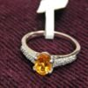 AAA+ Quality Oval cut Genuine Citrine Ring, 925 Silver Ring, Citrine jewelry, Women Ring handmade ring gift for her R0133-GS