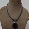 Black Onyx Necklace-925 sterling silver- jewelry Necklace-gemstone-Handmade-Black Onyx Pendent necklace -Gift for her NL0007-GS