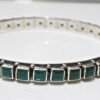 Green Onyx Bangle Kada 925 Sterling Silver Bangle Green Onyx Gemstone Bangle Wedding Kada Gift For Her Kada Jewelry Elegant Bangle Kadas B0008-GS