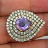 Natural Amethyst Ring 925 Sterling Silver Ring, Vintage Ring, Handmade Ring , Women Ring, gift Item, Silver jewelry Ring, Cut stone Ring R0250-GS