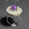 Dainty Amethyst CZ Ring ,925 Sterling Silver, Wedding Band, Minimalist Ring, Bridal Jewelry, Statement Ring, Cubic Zirconia Ring, Gift Item R0299-GS