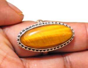 Natural Tiger 'eyes Ring -925 Sterling Silver-Jewelry -Gemstone Ring - Jewelry-Handmade- Gift for her Handmade ring R0229-GS