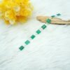 Natural Green Onyx 925 Sterling Silver Bracelet Emerald Faceted Gemstone Wedding Bracelet , Anniversary Gift For Her BR0125-GS