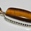 Natural Tiger's eye Pendant ,925 sterling silver pendant-silver jewelry-gemstone Tiger's eye-gift for her handmade pendantP0038-GS