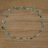 Natural Labradorite Long Necklace 925 Sterling Silver Handmade Double Layering Faceted Gemstones Necklace Gift For Her NL0194-GS
