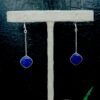 925 Sterling Silver Gemstone Earring Natural Cushion Faceted Lapis Lazuli Gemstone Sterling Silver Handmade Earring Silver Jewelry Gift Item E0344-GS
