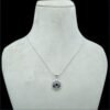 Natural Multi Gemstone 925 Sterling Silver Necklace , Emerald, Ruby & Sapphire Gemstone Pendant Necklace Gift For Her NL0155-GS