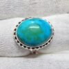 Natural Turquoise Ring 925 Sterling Silver Ring Handmade Ring Natural Turquoise Ring Gemstone Ring Gift For Her Anniversary Gift Ring R0082-GS