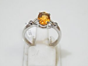 AAA+ Quality Oval cut Genuine Citrine Ring, 925 Silver Ring, Citrine jewelry, Women Ring handmade ring gift for her R0111-GS
