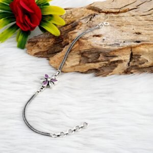 Ruby Bracelet CZ Bracelet Sterling 925 Silver Bracelet Wedding Bracelet Gemstones Bracelet Gift For Her Multi Stones Bracelet Chain Bracelet BR0191-GS