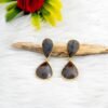 Sapphire Stud Earring Sterling 925 Silver Gold Plated Earring Earring Multi Sapphire Earring Wedding Earring Natural Gemstone Stud Earring E0866-GS