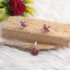 Coral Earring Coral Pendant Sterling 925 Silver Jewellery Wedding Jewelry Set Gift For Her Gemstone Jewellery Set Red Pendant Red Earring NS0002-GS