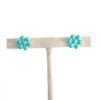 Turquoise Dainty Earring Studs Sterling 925 Silver Earring Wedding Earring Stud Earring Gift For Her Blue Earring Tiny Minimalist Stud E0893-GS