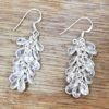 Natural Cubic zirconia Gemstone Earring in 925 Sterling Silver Natural Hook Earring Sterling Silver Dangle Earring Gift for her Tiny Earring E0060-GS