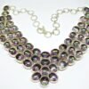 AAA+ Quality Genuine Mystic Quartz Necklace-925 Sterling Silver-Jewelry Necklace-Gemstone- Mystic quartz Jewelry-Handmade- Oval Faceted NL0227-GS