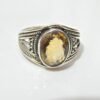 AAA+ Quality Oval cut Genuine Citrine Ring, 925 Silver Ring, Citrine jewelry, unisex Ring handmade ring gift for her R0323-GS