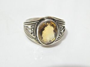 AAA+ Quality Oval cut Genuine Citrine Ring, 925 Silver Ring, Citrine jewelry, unisex Ring handmade ring gift for her R0323-GS