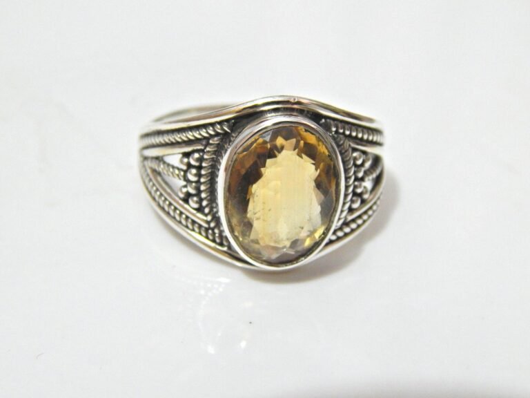 AAA+ Quality Oval cut Genuine Citrine Ring, 925 Silver Ring, Citrine jewelry, unisex Ring handmade ring gift for her R0323-GS