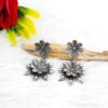 Boho Stud Earring Sterling 925 Silver Earring Wedding Earrings Jhumka Earrings Vintage Earrings Gift For Her Ethnic Earrings Stud Earrings E0868-GS