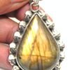Natural Labradorite Pendant 925 Sterling Silver Jewelry Gemstone jewelry Handmade Pendant Gift For Her P0070-GS