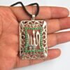 Silver pendants- 925 Sterling Silver Jewelry With Gemstone- zircon Faceted For Girls & Women Gift pendant P0071-GS