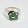 Natural Emerald Rings Emerald Rings, 925 Sterling Silver Jewelry ring with gemstone emerald faceted for Girls & women gift item R0232-GS