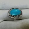 Natural Turquoise Ring 925 Sterling Silver Ring Handmade Ring Natural Turquoise Ring Gemstone Ring Gift For Her Anniversary Gift Ring R0101-GS